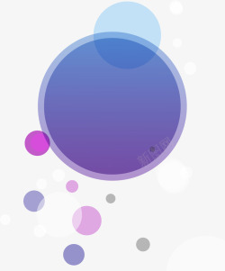 蓝紫色圆点圆点矢量图高清图片
