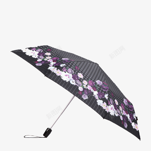 白点樱花雨伞psd免抠素材_88icon https://88icon.com 樱花朵 白点 装饰 雨伞