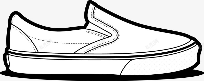 男性白色球鞋图标图标