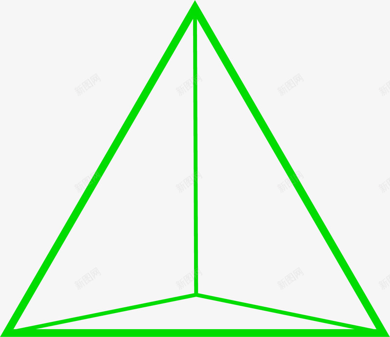 创意简笔立体线条三角形png免抠素材_88icon https://88icon.com 三角形 创意 四维图案 立体三角形 简笔 线条
