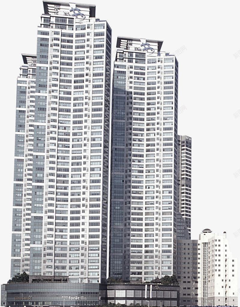 手绘未来城市建筑png免抠素材_88icon https://88icon.com 城市 建筑 未来