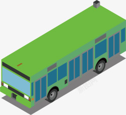 公交新能源车车辆矢量图素材
