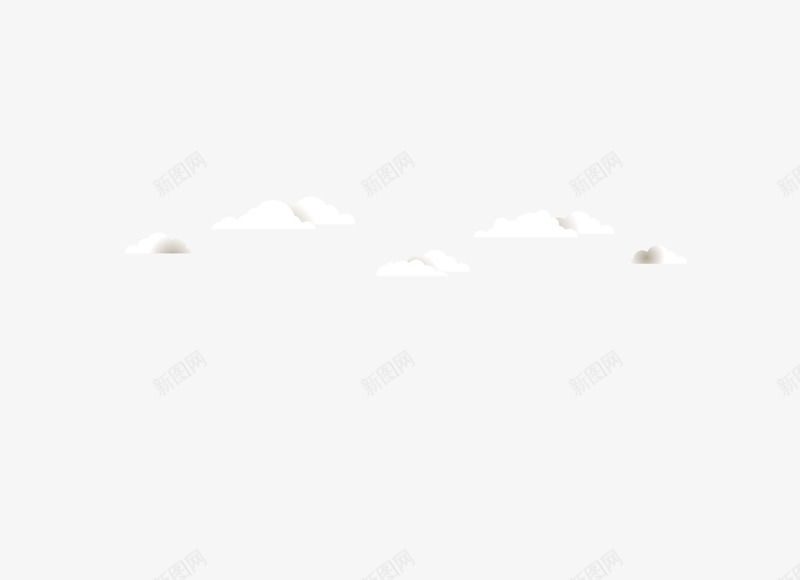 卡通白云png免抠素材_88icon https://88icon.com 乌云 云朵 天空 蓝天