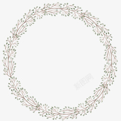 花圆环花组成的圆环高清图片
