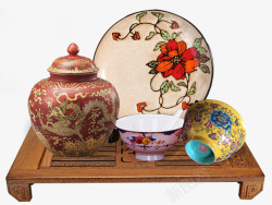制作陶瓷中国风陶瓷制作餐具高清图片