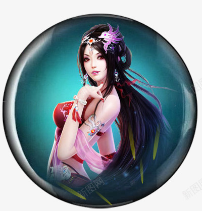 手绘古装大胸美女png免抠素材_88icon https://88icon.com 古装 大奶 大胸 手绘 美女