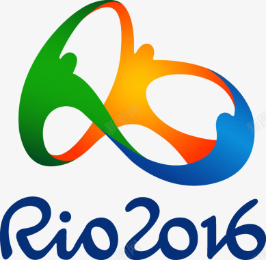 里约2016大体育背景里约奥运会LOGO图标图标