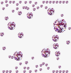 紫色钻石闪光矢量图素材