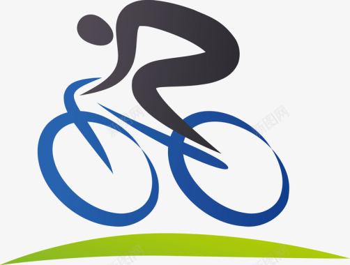运动骑自行车运动图标图标