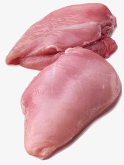 两块鸡胸肉简洁实物鸡胸肉肉类高清图片