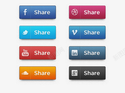 免抠PNG社交媒体图标图标