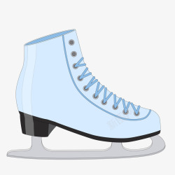 卡通滑冰鞋素材