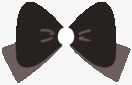 黑色蝴蝶结图标图标