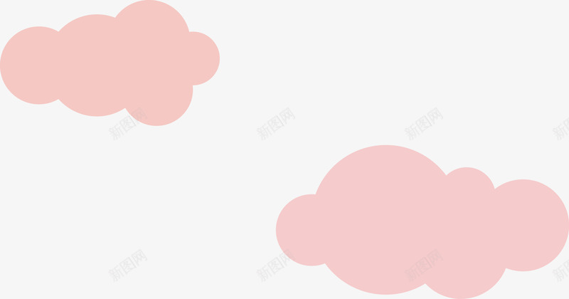 扁平粉红色的云朵png免抠素材_88icon https://88icon.com 云 云朵 扁平 粉红 粉红色的云 粉色 粉色的云