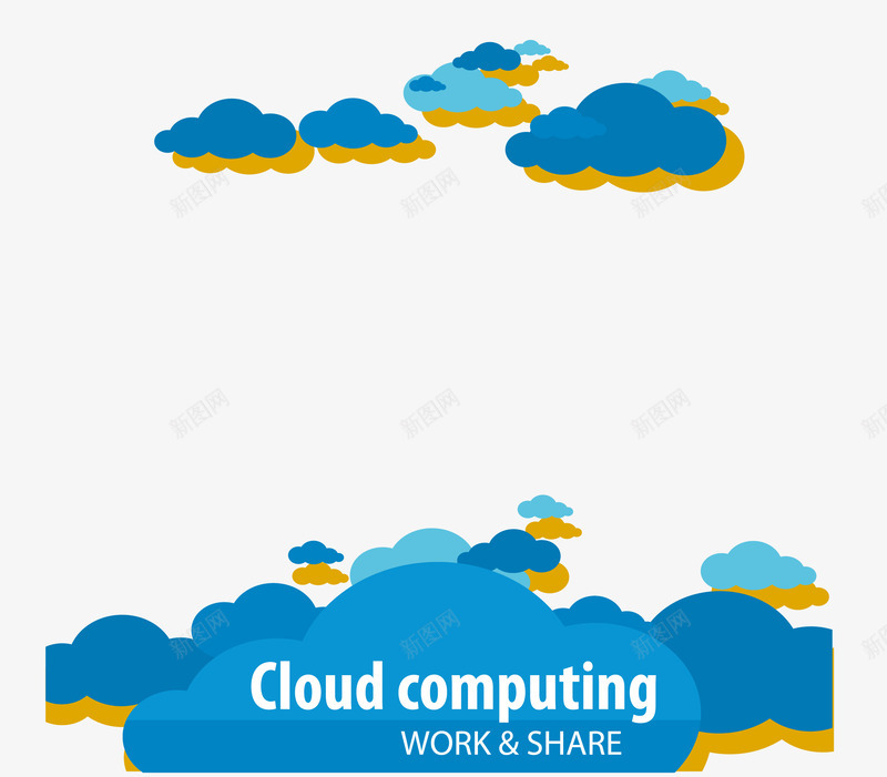 云层png免抠素材_88icon https://88icon.com 云朵 云简笔画 云纹 卡通 晴天 矢量云层 装饰图形