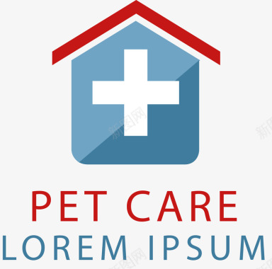 素描动物动物医疗logo图标图标