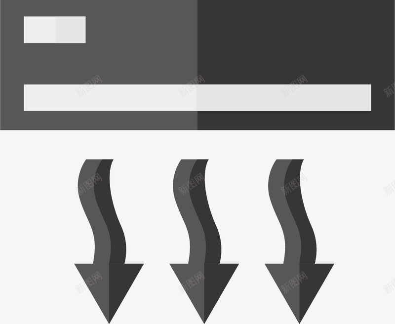 灰色简洁空调风矢量图ai免抠素材_88icon https://88icon.com 灰色 空调风 简洁 矢量图