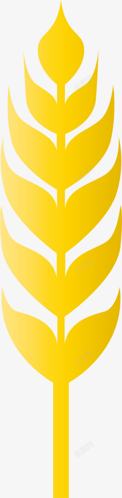 稻田logo麦穗谷物手绘图标高清图片