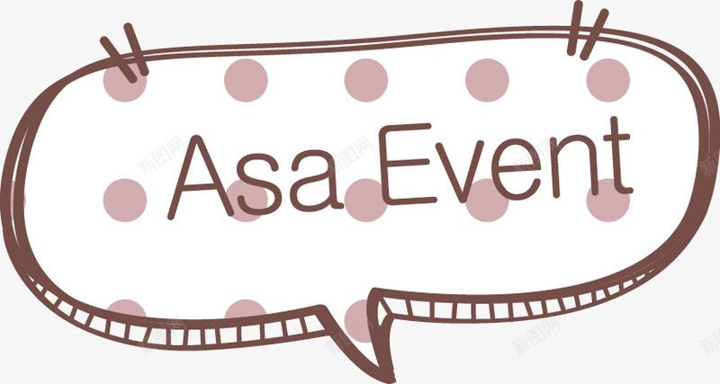 可爱对话框矢量图ai免抠素材_88icon https://88icon.com 可爱边框 简洁 装饰对话泡 矢量图