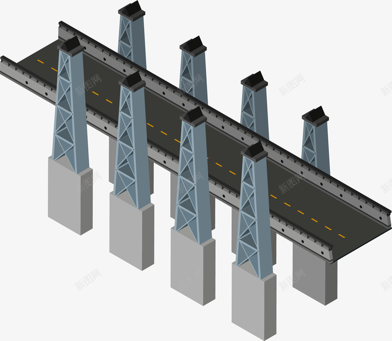 城市交通道路png免抠素材_88icon https://88icon.com 交通运输 大桥 建筑 桥梁 道路 道路桥梁