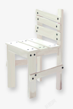 白色简洁椅子素材