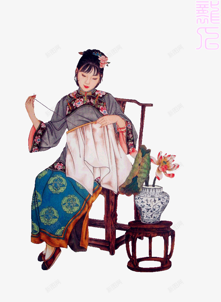 古装美女png免抠素材_88icon https://88icon.com 千金 古代美女 古装人物 小姐