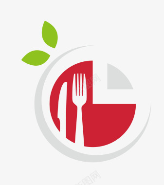 简洁图标设计简洁餐饮标识矢量图图标图标