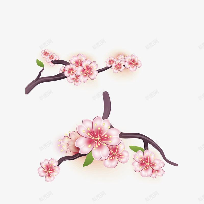 日本樱花png免抠素材_88icon https://88icon.com 日本 樱花 粉色 花朵
