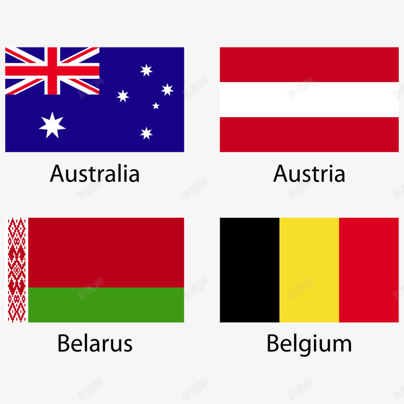 欧美国旗png免抠素材_88icon https://88icon.com Australia Austria Belarus Belgium 国家 国旗 旗帜 欧美国旗