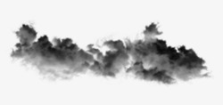 乌云透明烟雾云朵装饰素材