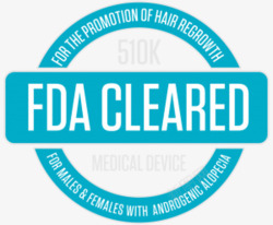 天蓝简洁企业FDA认证标志图素材