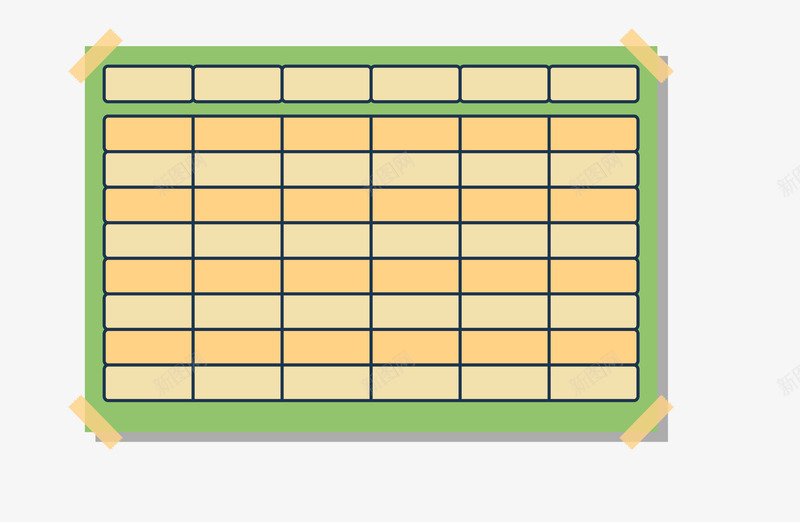 课程表纸张矢量图eps免抠素材_88icon https://88icon.com 学习工具 学习用品 工具 扁平化学习用品 矢量学习用品 简洁学习用品 矢量图