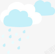 h5云朵png免抠素材_88icon https://88icon.com h5素材云朵 卡通 雨滴