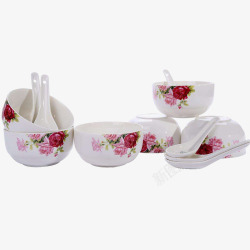 陶瓷碗筷陶瓷碗筷套装高清图片