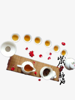 泡好的红茶素材