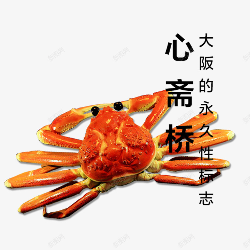 日本螃蟹png免抠素材_88icon https://88icon.com 大阪 大阪城 日本 樱花 螃蟹