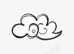 手绘云彩png免抠素材_88icon https://88icon.com 云彩 云朵涂鸦 手绘 手绘涂鸦 铅笔手绘