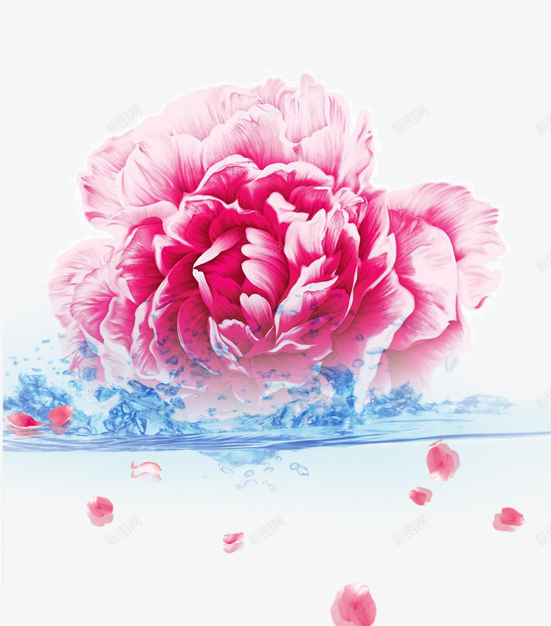 红色花卉化妆品海报背景png免抠素材_88icon https://88icon.com 化妆品 卡通 手绘 水花 海报 童趣 背景 花 花卉 花瓣 补水