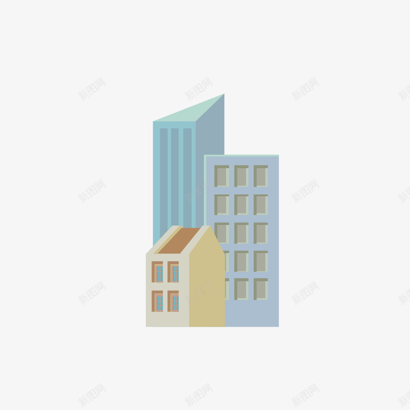 卡通城市简笔画png免抠素材_88icon https://88icon.com 卡通 城市 城市简笔画 建筑 简笔画