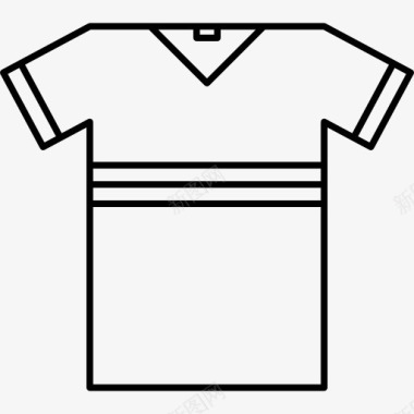 结构概述运动T恤图标图标