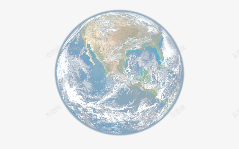 蓝色的立体的星球地球png免抠素材_88icon https://88icon.com 地球 天文学 天球 家园 星球 水球 海洋 蓝天白云