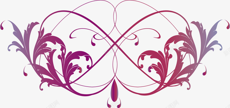 精美渐变欧式花纹矢量图eps免抠素材_88icon https://88icon.com 欧式标题框 欧式花纹 渐变紫色 矢量png 紫色标题框 紫色花纹 矢量图