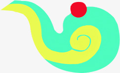 黄蓝色手绘云彩装饰png免抠素材_88icon https://88icon.com 云彩 蓝色 装饰