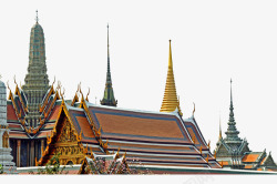 泰国花纹素材泰国风格建筑高清图片