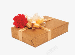 盒子花母亲节鲜花礼盒特写高清图片