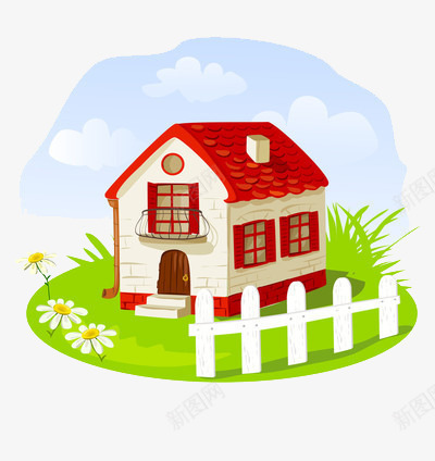 在农场里的房子png免抠素材_88icon https://88icon.com 和睦 家庭 鲜花