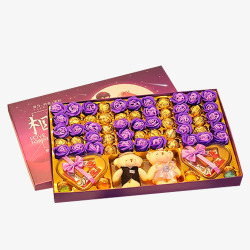 情人节礼物盒装巧克力素材