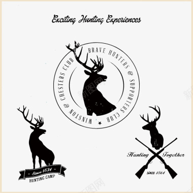 logo卡通户外动物图标图标