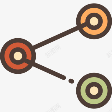 网络云分享分享图标图标
