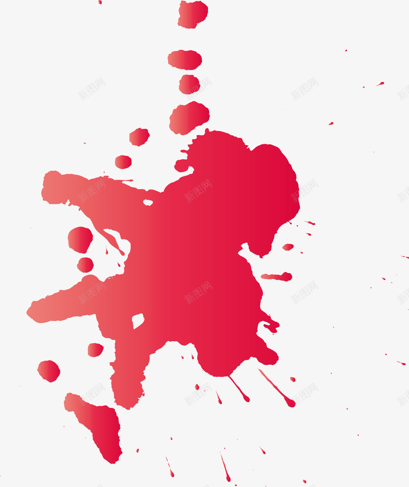 红色的污渍纹理笔刷png免抠素材_88icon https://88icon.com 卡通 污渍 污渍纹理 污渍纹理笔刷 油渍污渍 红色